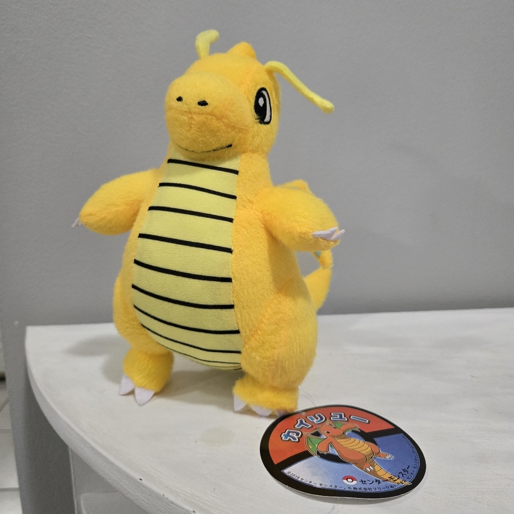 Dragonite Pokemon Center Original 2013 Plush 9" Toy Doll Japan